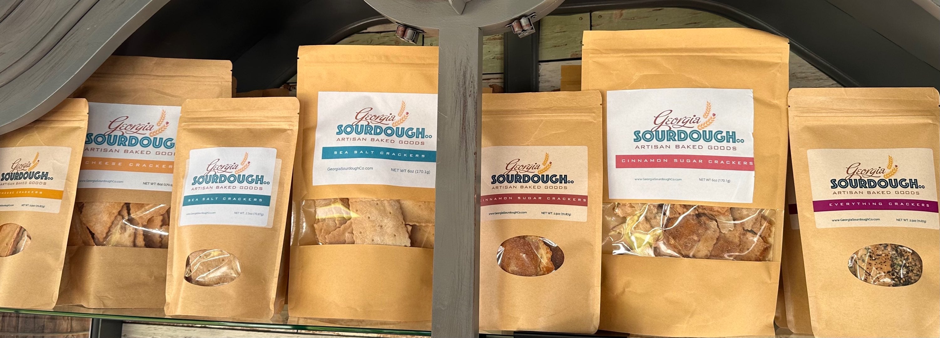 Georgia Sourdough Crackers image 0