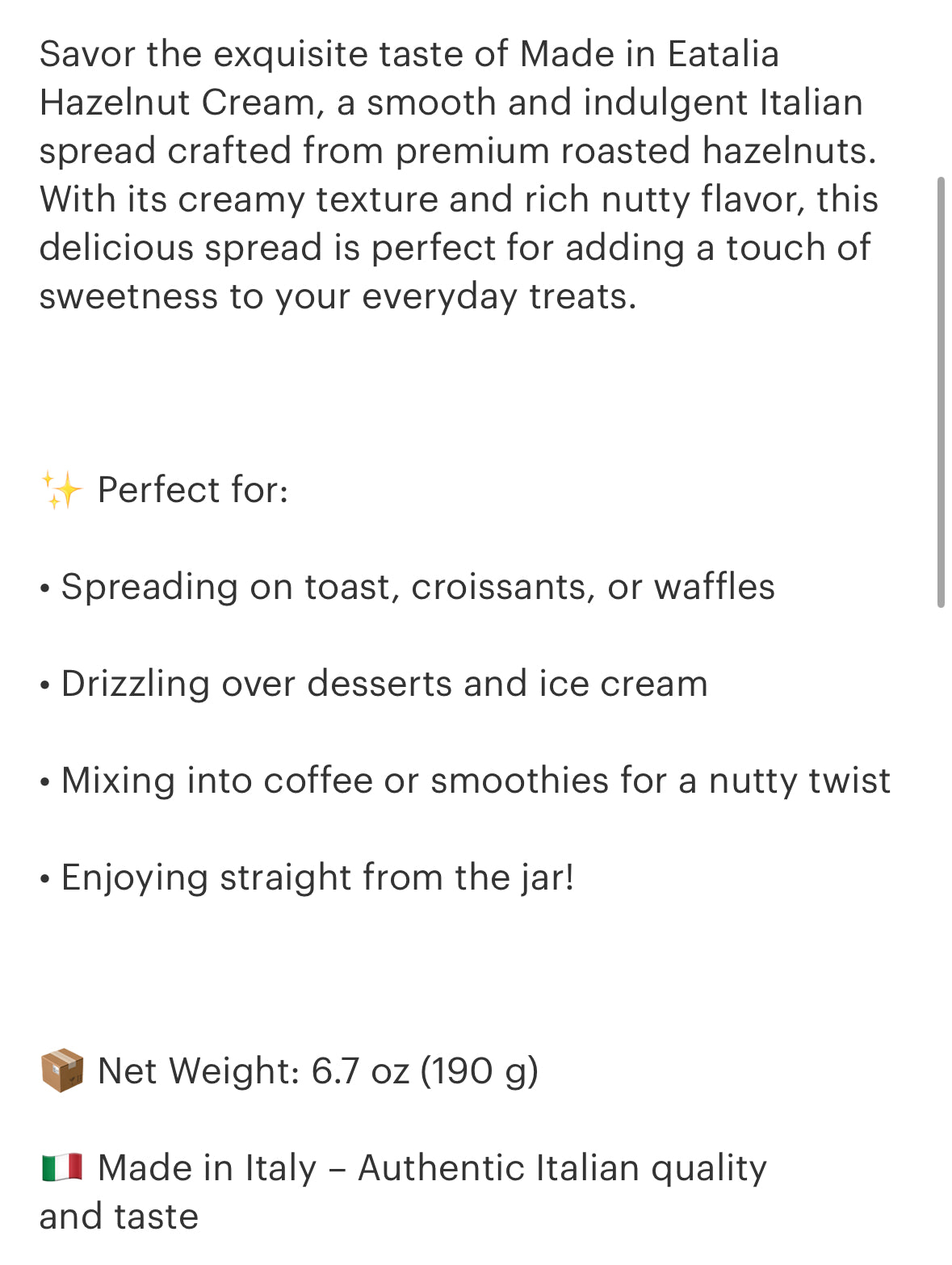 Pistachio - Hazelnut - Almond Cream image 4