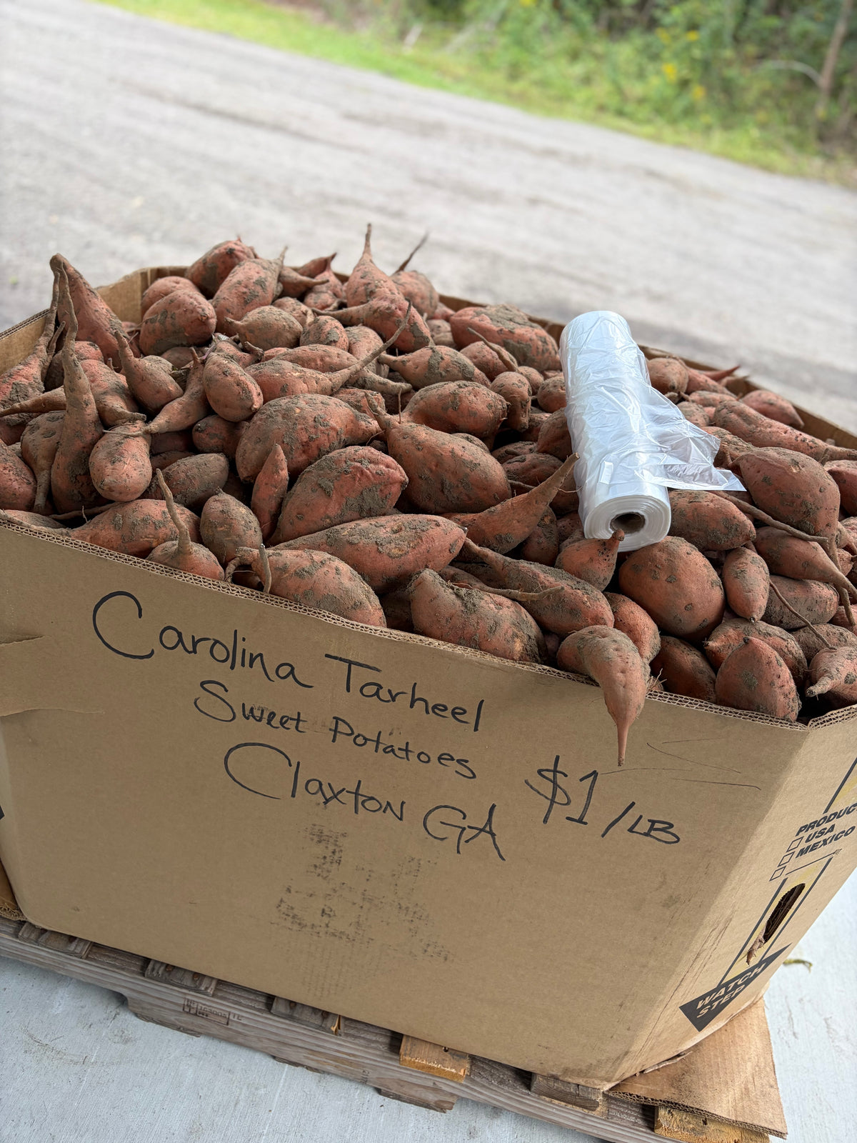Local Sweet Potatoes - per LB