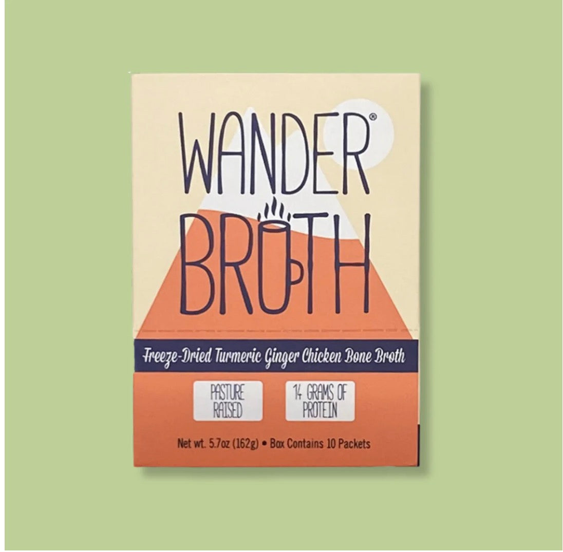 Wander Broth Single Serve Turmeric Chicken Bone Broths