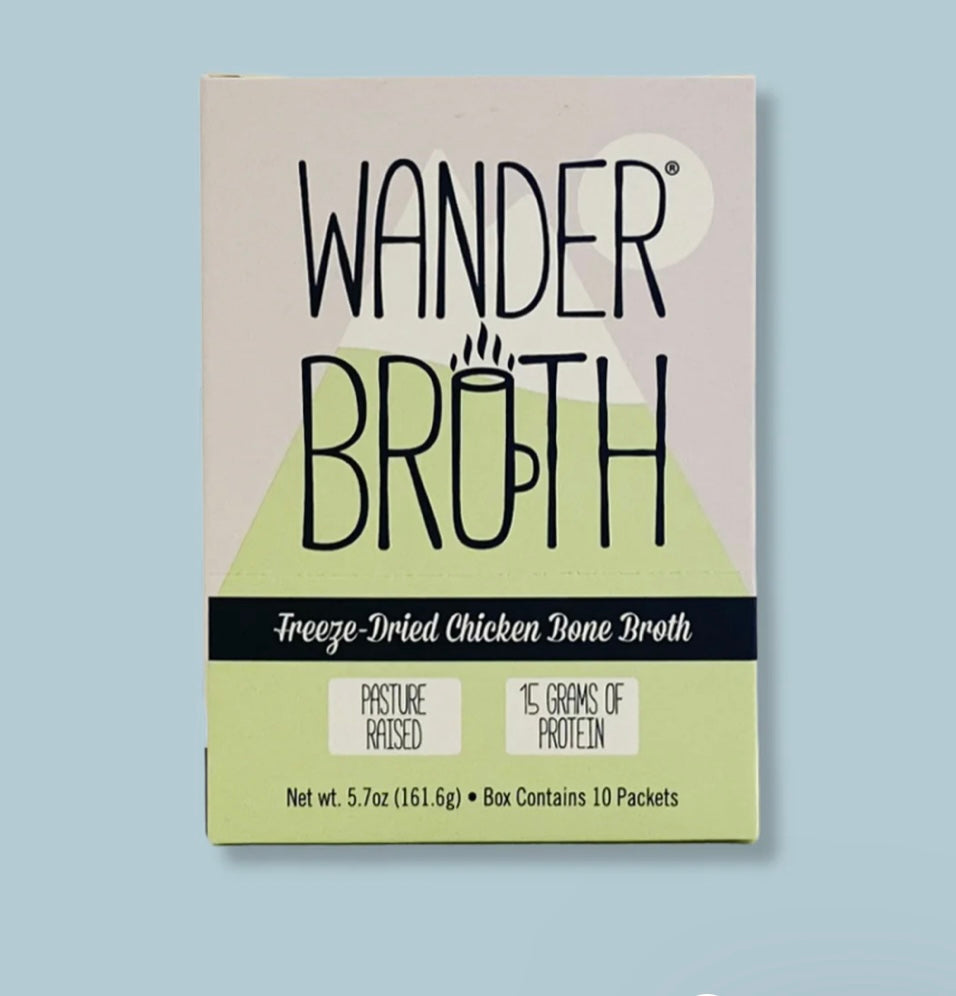 Wander Broth Single Serve chicken Bone Broths