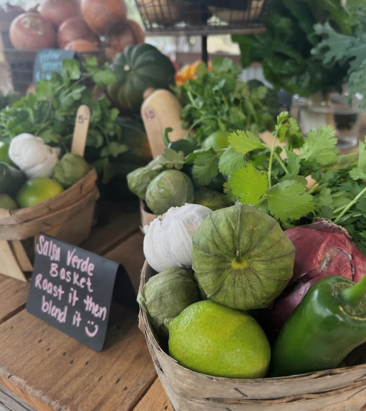 Salsa verde basket