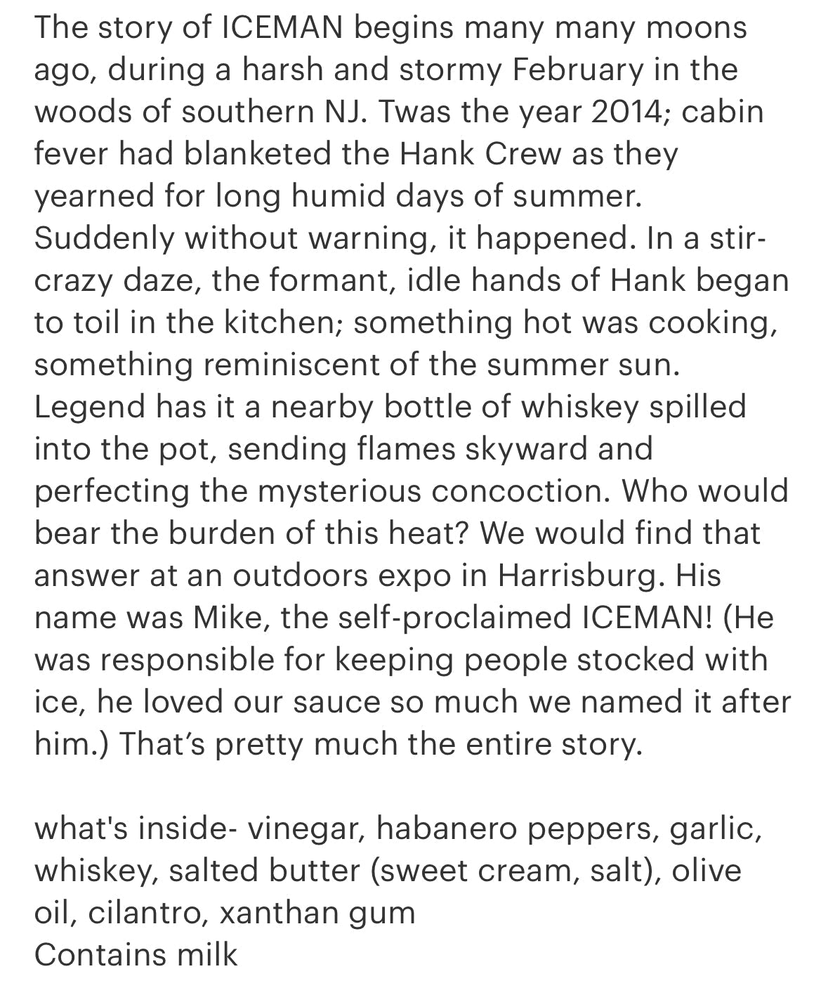 Hanks Hot Sauces