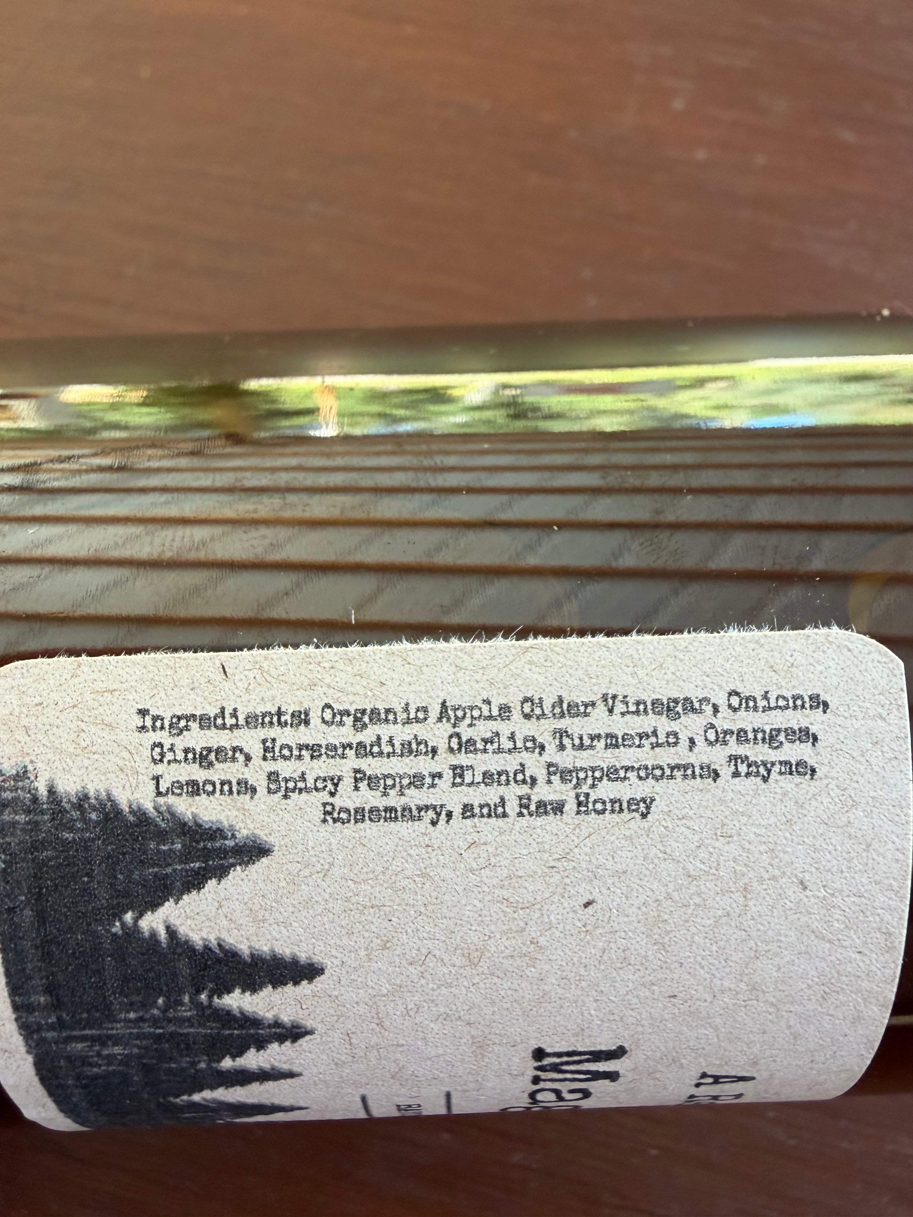 “Magic Elixir” Fire Cider Organic 8oz