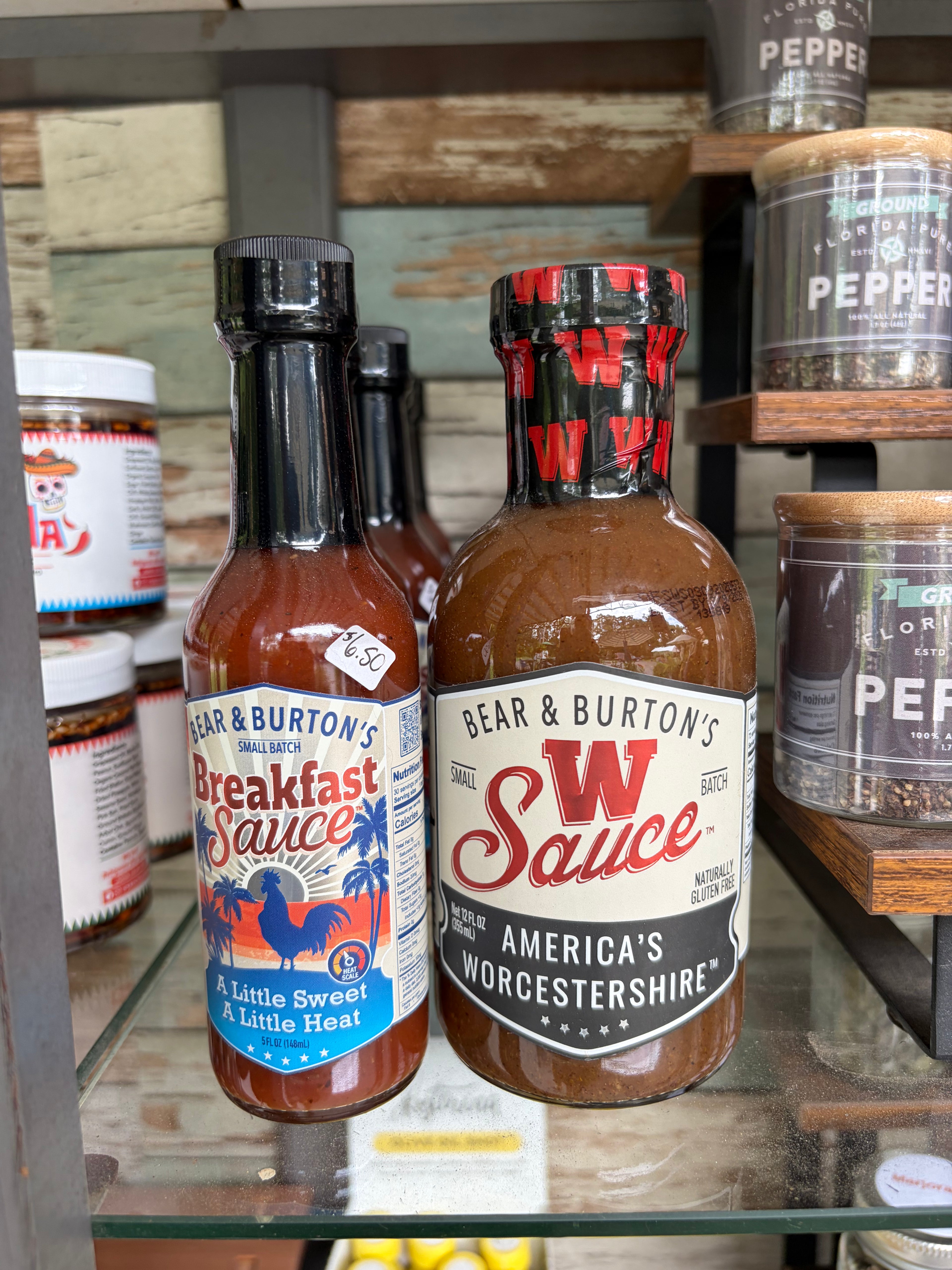 Worcestershire Sauce- Bear & Burton “W”