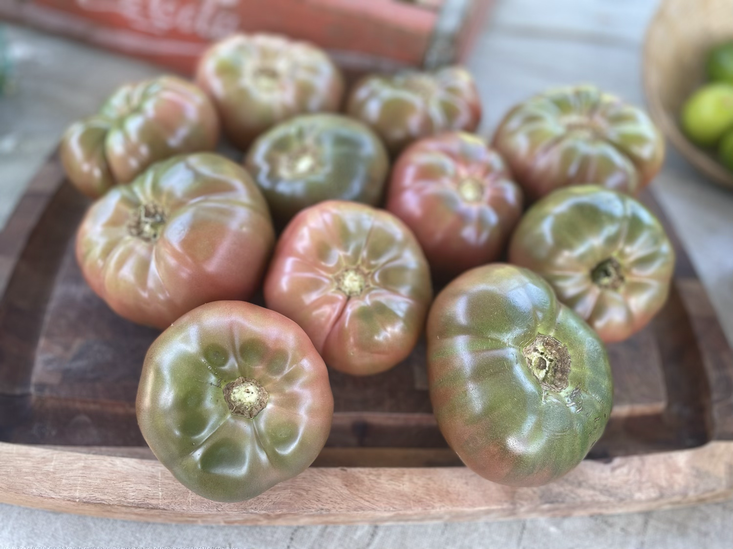 Cherokee Purple Heirloom Tomato - arrives green needs to ripen  image 0