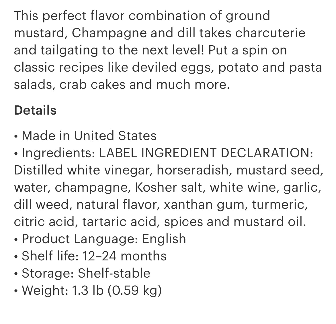 Emily G’s Mustards  image 1